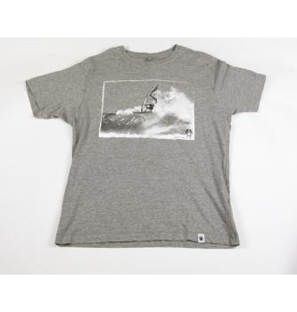 Ezzy T-shirt, 100% cotton jersey, Melange Grey
