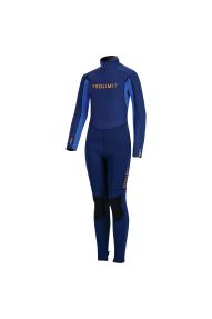 Kids Wetsuit PL Grommet Steamer 5/3 (DL) Blue/Orange