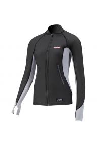 PL SUP PG Top Loosefit PU Gr/Bk