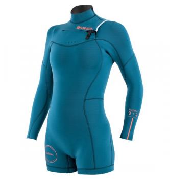 Manera Mens wetsuit Seafarer Hybrid LS FZ 3/2mm Marina