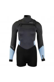 Wetsuit PL PG Fire FZ Shorty Sunset 3/2 Bl/Gr