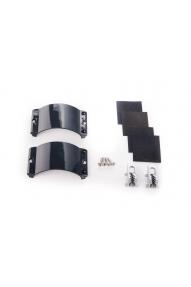 2x Clamcleat CL244/S7 Graphite Grey Strap, 4x  Screws,4x Rubber