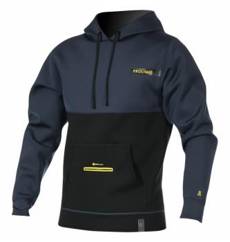 Neoprenski pulover Prolimit Loosefit Hoodie Neoprene Sl/Bk/Ylw