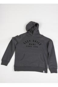 Pulover s kapuco Ezzy - Melange Dark Heather