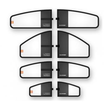 Zaščita za foil krila Low Aspect Foil Wing Cover Set 80 - 100 cm