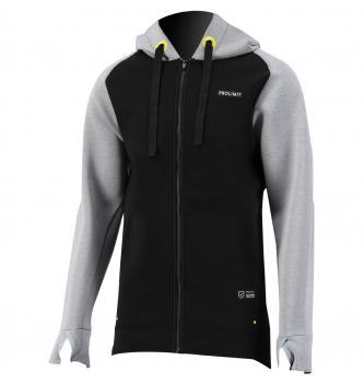 Neoprenski pulover PL SUP Neoprene Zipped Hoody 1,5mm Bk/Gr