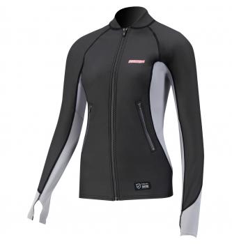 Zgornji del PL SUP PG Top Loosefit PU Gr/Bk
