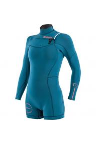 Neoprenska obleka Manera Seafarer Hybrid LS FZ 3/2mm Marina